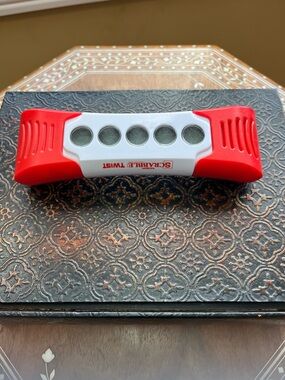 Scrabble Handheld Electronic Twist Game Battery Powered Tested & Incl Batteries